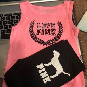 Custom 18 months PINK outfit